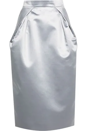 Maison Margiela Cintzen satin midi skirt