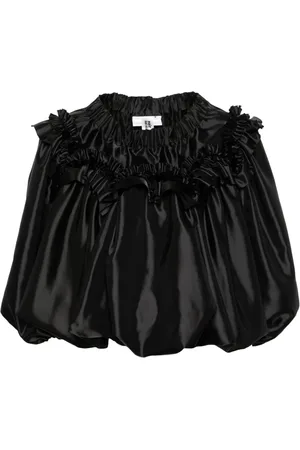 NOIR KEI NINOMIYA Ruffled satin blouse