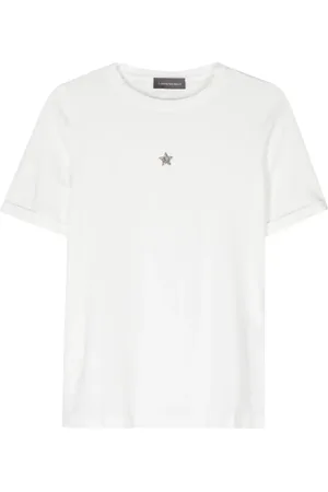 LORENA ANTONIAZZI Acquarius star-appliqué T-shirt