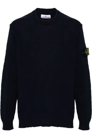 Stone Island Compass-badge knitted jumper