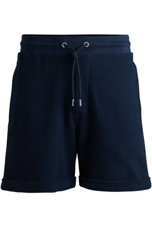 HUGO BOSS Ribbed track shorts