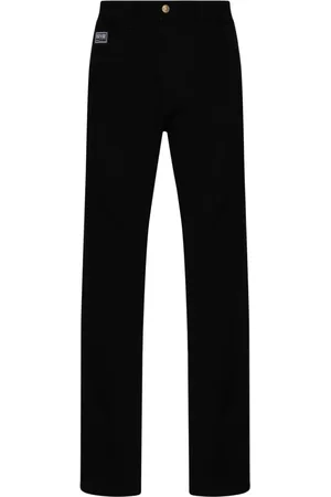 VERSACE Panelled straight-leg jeans