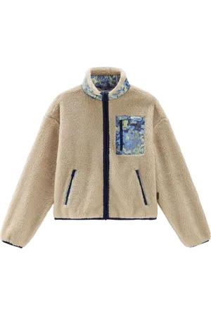 Woolrich High-neck faux-shearling jacket