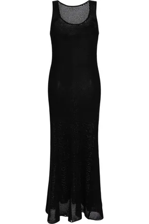 JNBY Knitted-mesh maxi dress