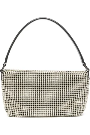Self-Portrait Small Diamante crystal-embellished tote bag