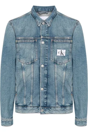 Calvin Klein Logo-appliqué denim jacket