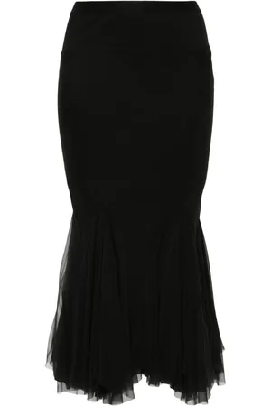 Rick Owens Divine Bias midi skirt