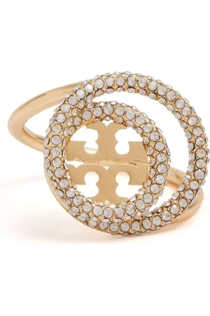 Tory Burch Miller crystal-embellished ring