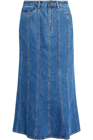 Shona Joy Tovere flared denim skirt