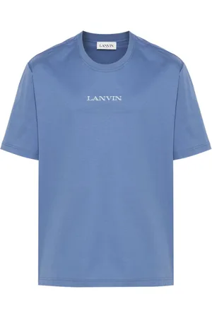 Lanvin Logo-embroidered cotton T-shirt