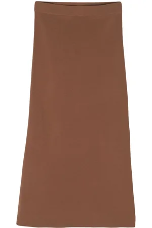 Rails Side-slit knitted skirt
