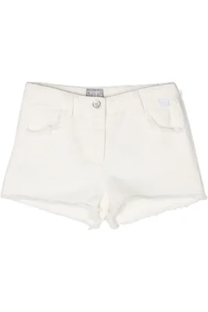 Il gufo Frayed denim shorts