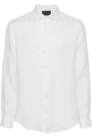 Emporio Armani Long-sleeve linen shirt