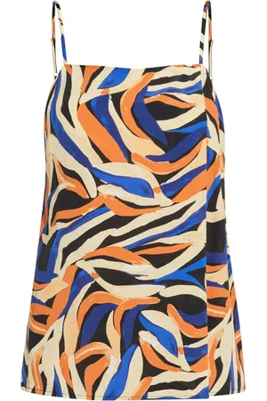 Shona Joy Palma-print silk top