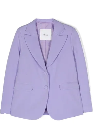 MISS GRANT Single-breasted crepe blazer