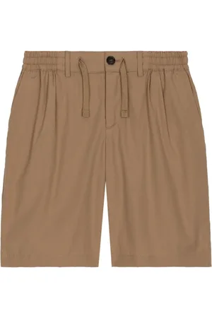 Dolce & Gabbana Logo-plaque cotton-poplin Bermuda shorts