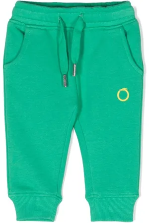 Trussardi Logo-appliqué cotton track pants