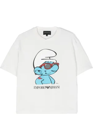 Emporio Armani X Smurfs cotton T-shirt