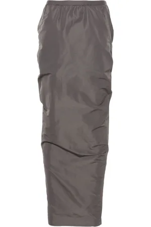 Rick Owens Soft Pillar long skirt