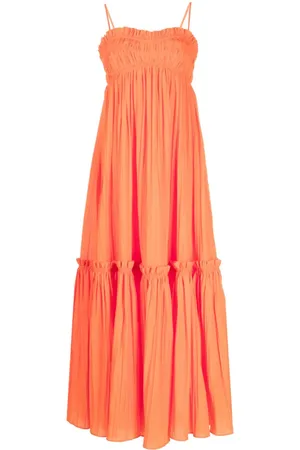 Acler Dartnell smocked maxi dress
