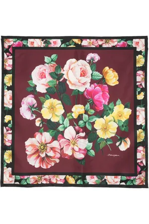 Dolce & Gabbana Floral-print silk scarf