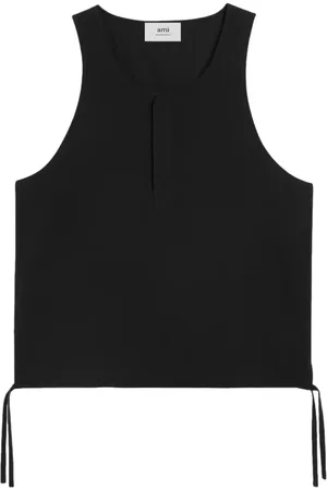 Ami Drawstring-hem tank top