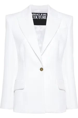 VERSACE Fitted single-breasted blazer