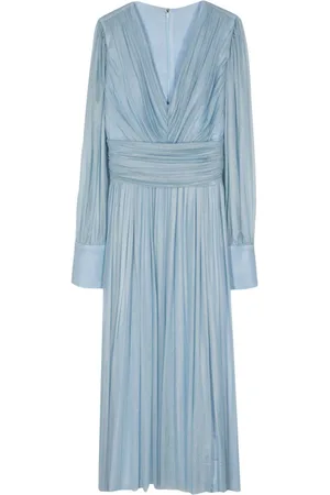 RHEA COSTA Draped midi dress