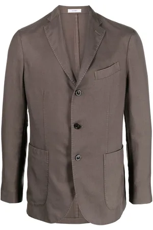 Boglioli Single-breasted cashmere-silk blazer