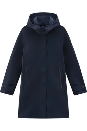 Woolrich Single-breasted hooded coat
