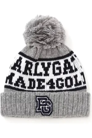 PEARLY GATES Logo-intarsia beanie