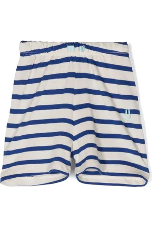 Molo Skie striped organic cotton shorts