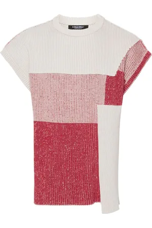 A-cold-wall* Panelled knitted jumper