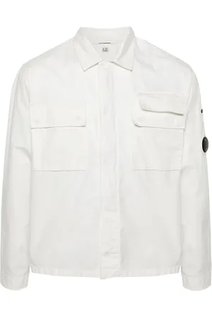 C.P. Company Lens-detail zip-up shirt