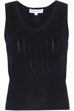 J.W.Anderson Sleeveless pointelle-knit top