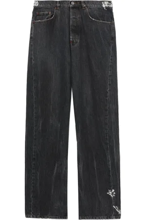 MAGLIANO Distressed straight-leg jeans