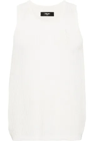AMIRI Logo-embroidered vest top