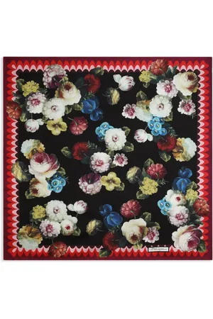 Dolce & Gabbana Floral-print silk scarf
