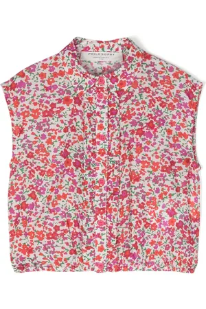 PHILOSOPHY DI LORENZO SERAFINI Floral-print cotton shirt