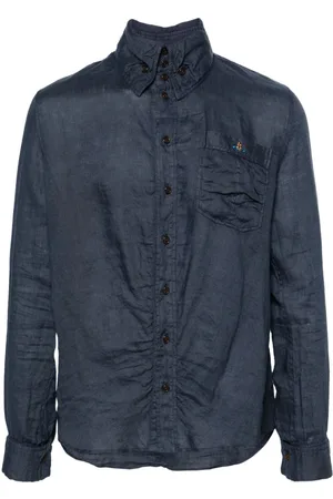 Vivienne Westwood Orb-embroidered linen shirt