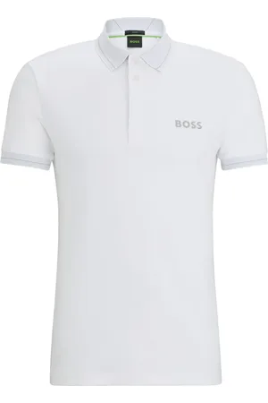HUGO BOSS Logo-embroidered cotton polo shirt