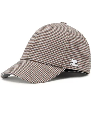 Courrèges Gogo checked cap