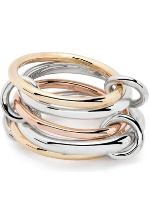 SPINELLI KILCOLLIN 18kt yellow and sterling silver linked ring