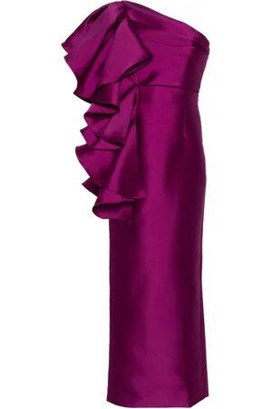 Solace Barney twill maxi dress