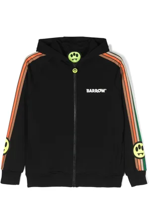 BARROW Logo-print cotton hoodie