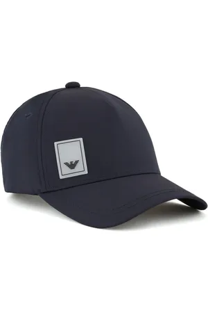 Emporio Armani Logo-patch cotton cap