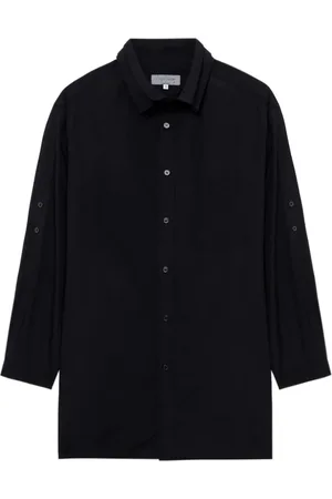 YOHJI YAMAMOTO Layered-collar cotton shirt