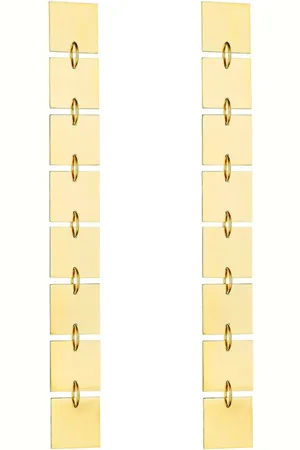 Cadar 18kt yellow Foundation drop earrings