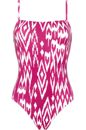 ERES Cloud geometric-print swimsuit