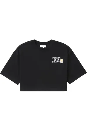 Musium Div. Logo-appliqué cotton T-shirt